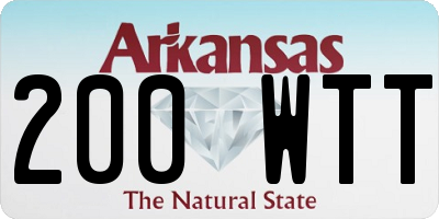 AR license plate 200WTT