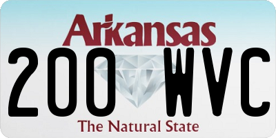 AR license plate 200WVC