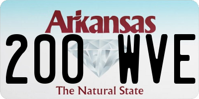 AR license plate 200WVE