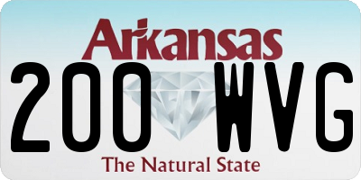 AR license plate 200WVG