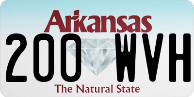 AR license plate 200WVH