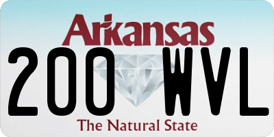 AR license plate 200WVL