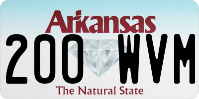 AR license plate 200WVM