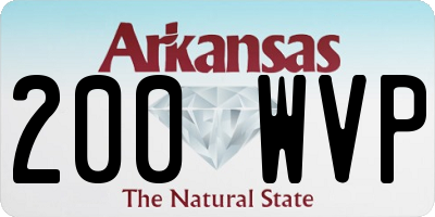 AR license plate 200WVP