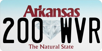 AR license plate 200WVR