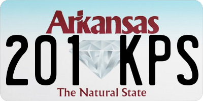 AR license plate 201KPS