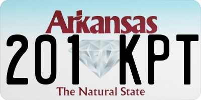 AR license plate 201KPT