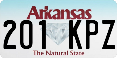 AR license plate 201KPZ