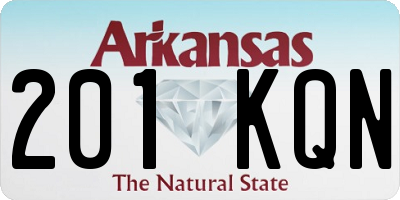 AR license plate 201KQN