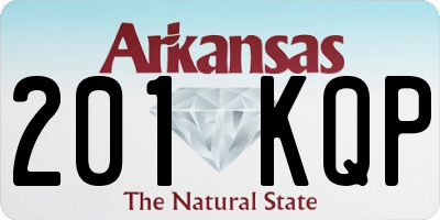 AR license plate 201KQP