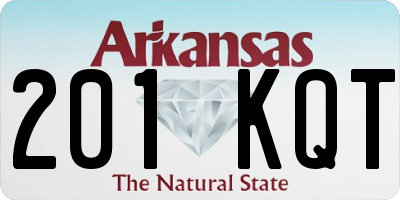 AR license plate 201KQT