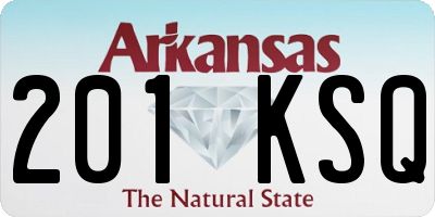 AR license plate 201KSQ