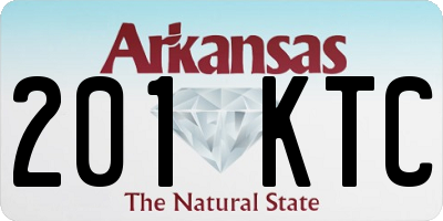 AR license plate 201KTC