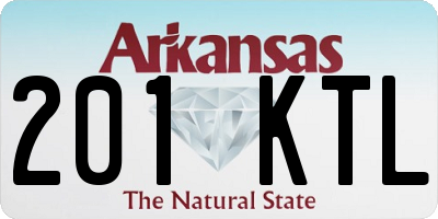 AR license plate 201KTL
