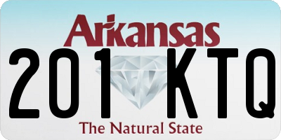AR license plate 201KTQ