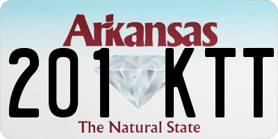AR license plate 201KTT