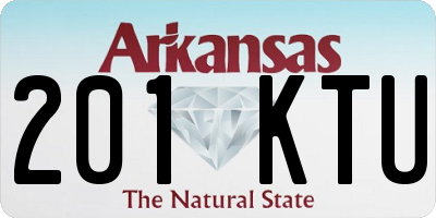 AR license plate 201KTU
