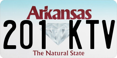 AR license plate 201KTV