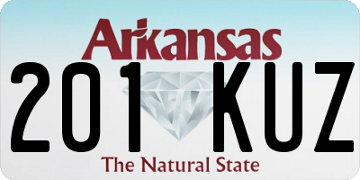 AR license plate 201KUZ