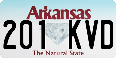 AR license plate 201KVD