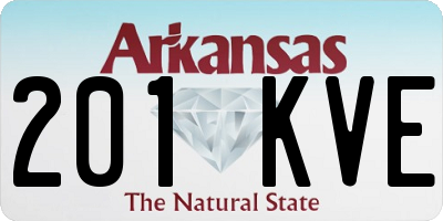 AR license plate 201KVE
