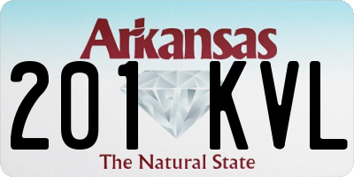 AR license plate 201KVL