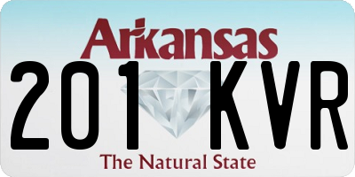 AR license plate 201KVR