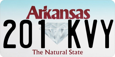 AR license plate 201KVY