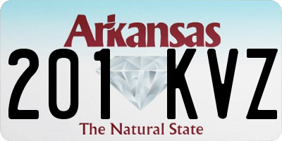 AR license plate 201KVZ