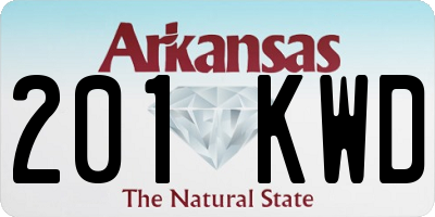 AR license plate 201KWD