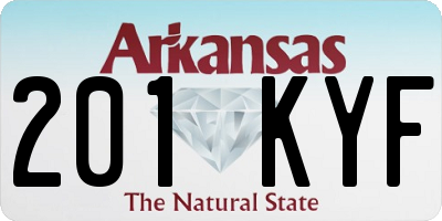 AR license plate 201KYF