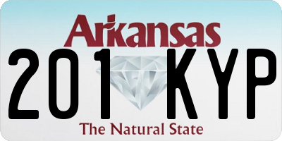 AR license plate 201KYP