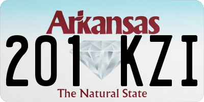 AR license plate 201KZI