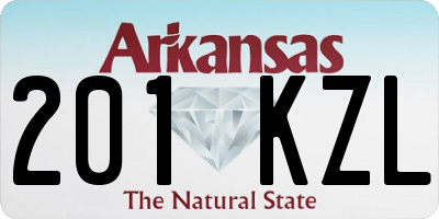AR license plate 201KZL