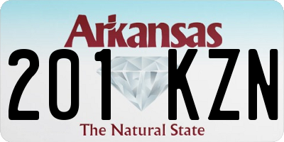 AR license plate 201KZN