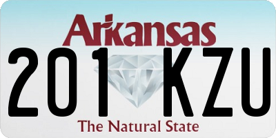 AR license plate 201KZU