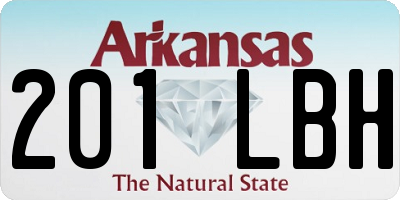 AR license plate 201LBH