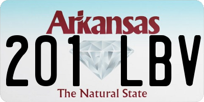 AR license plate 201LBV