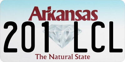 AR license plate 201LCL