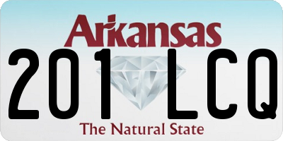 AR license plate 201LCQ