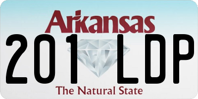 AR license plate 201LDP