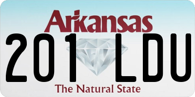 AR license plate 201LDU