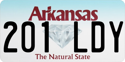 AR license plate 201LDY