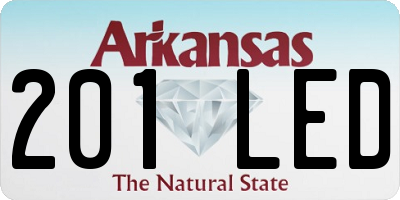 AR license plate 201LED