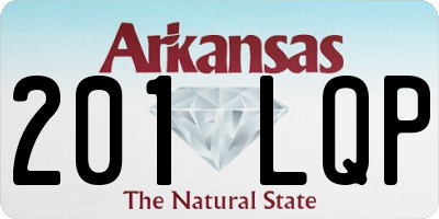 AR license plate 201LQP