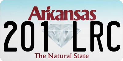 AR license plate 201LRC