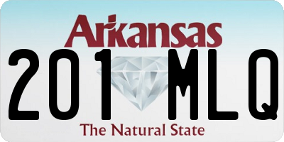 AR license plate 201MLQ