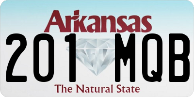AR license plate 201MQB