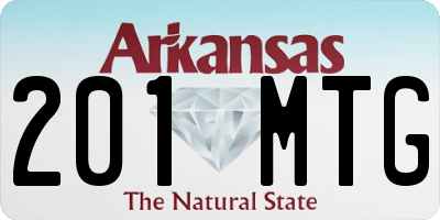 AR license plate 201MTG