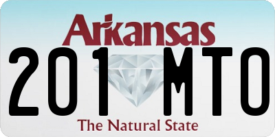AR license plate 201MTO